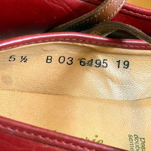 ROBERT CLERGERIE Vintage Square Toe Square Heel Mary Janes - Picture 5 of 14